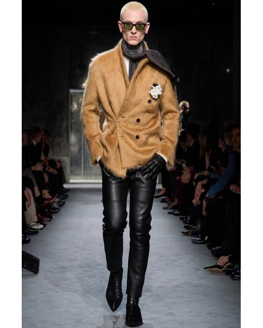 Tom Ford Brown Mohair Db Jacket for men