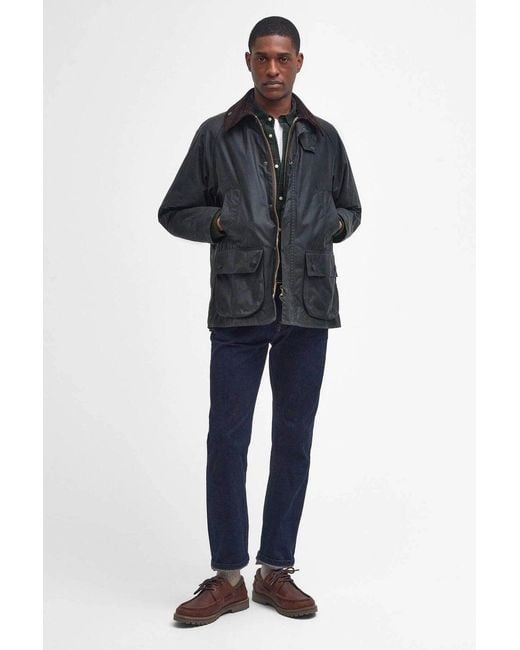 Barbour Blue Bedale Wax Jacket for men