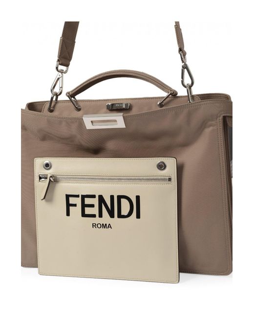 Fendi Brown Peekaboo Bag for men