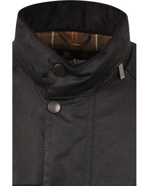 Barbour Black Corbridge Wax Jacket for men