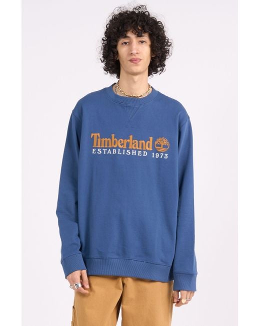 Sweatshirt Timberland pour homme en coloris Blue