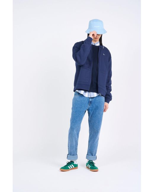Sweatshirt zippé Obey pour homme en coloris Blue