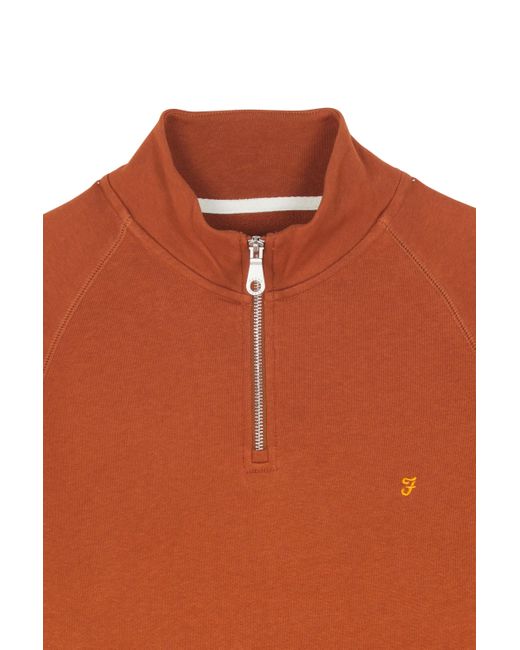 Sweatshirt Farah pour homme en coloris Orange