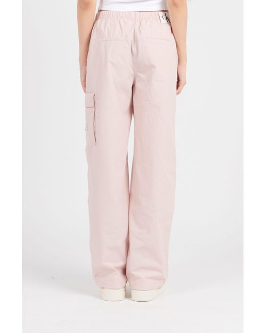 Cargo Calvin Klein en coloris Pink