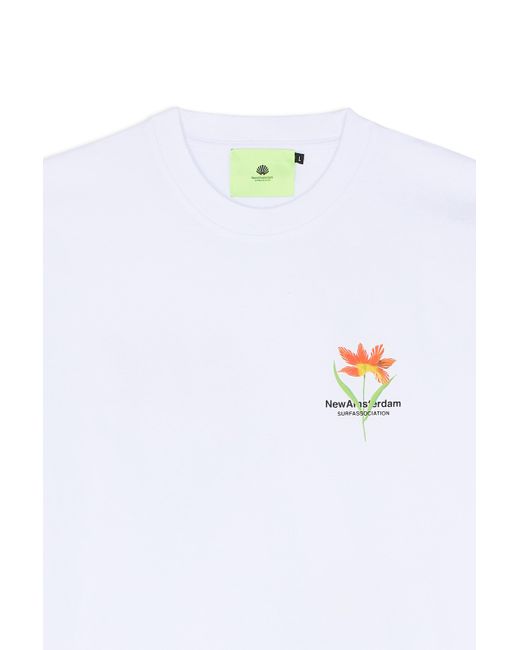 T-shirt New Amsterdam Surf Association pour homme en coloris White