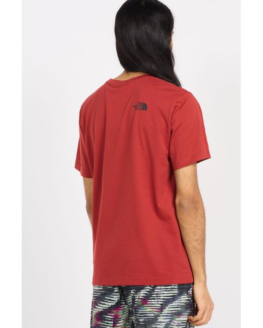 T-shirt The North Face pour homme en coloris Red