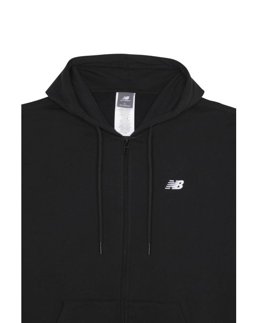 Hoodie zippé New Balance pour homme en coloris Black