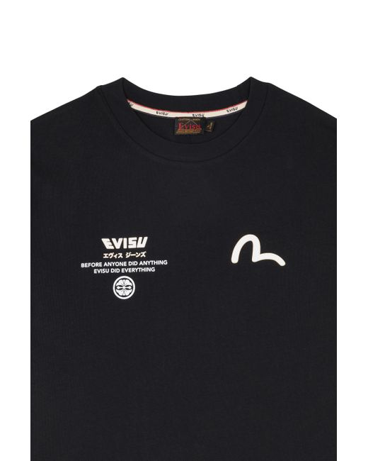 T-shirt Evisu pour homme en coloris Black