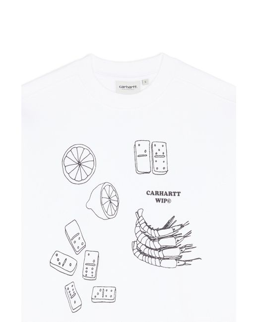 Sweatshirt Carhartt en coloris White