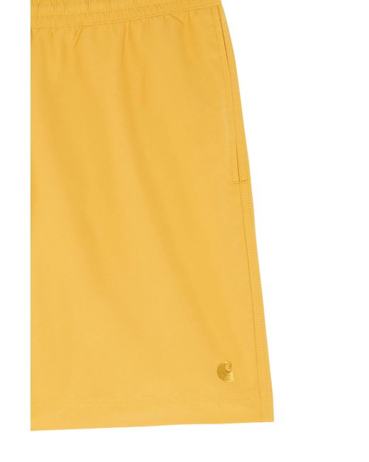Short de bain Carhartt pour homme en coloris Yellow