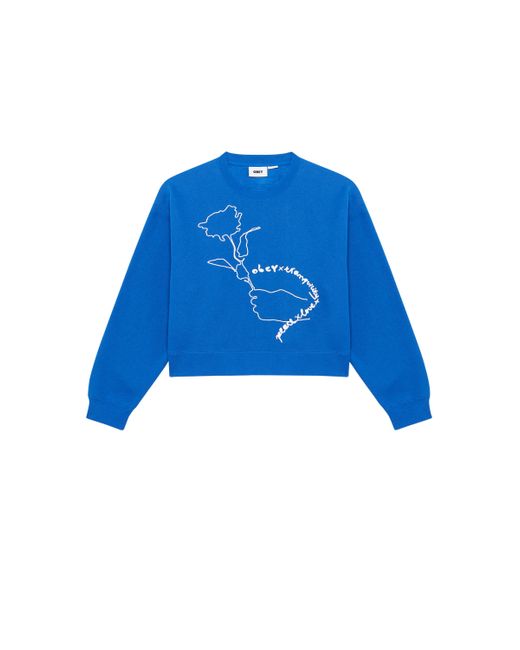 Sweatshirt Obey en coloris Blue