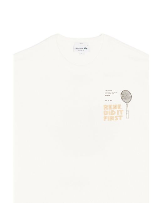T-shirt Lacoste en coloris White
