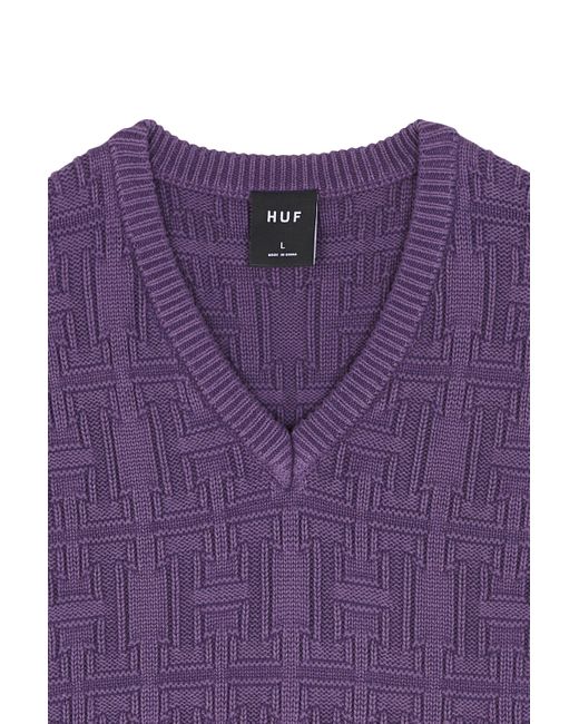 Pull Huf pour homme en coloris Violet Lyst