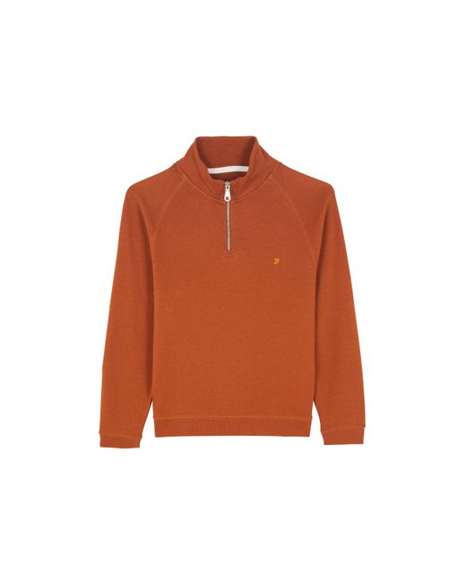 Sweatshirt Farah pour homme en coloris Orange