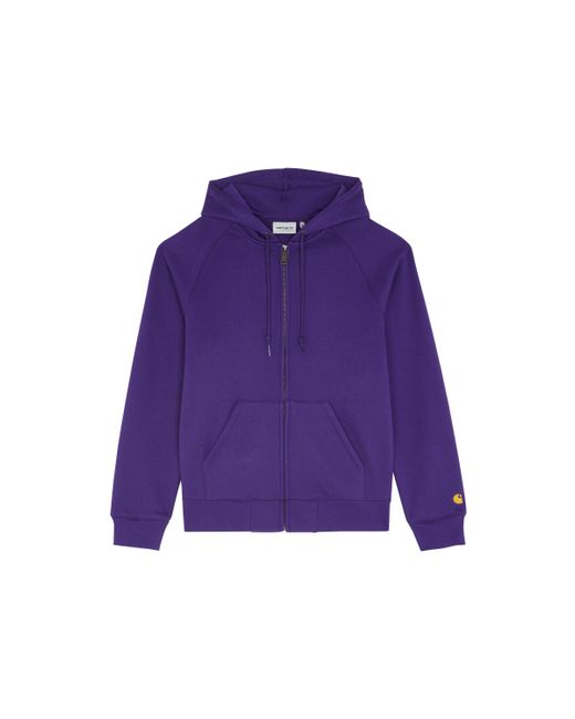 Hoodie zippé Carhartt pour homme en coloris Purple
