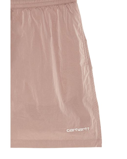 Short de bain Carhartt pour homme en coloris Pink
