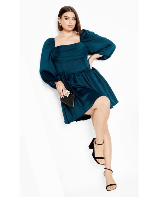 chinese dress ladies City Chic Women's Plus Size Maxi Flirty Tier at Amazon Women's Clothing  store main image 1