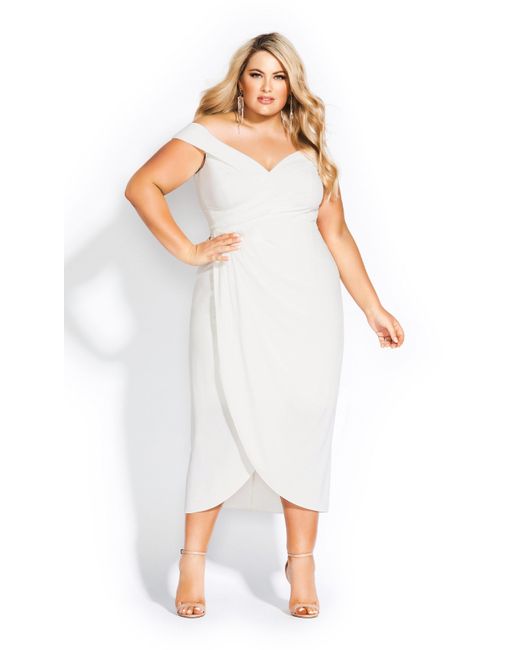 city chic white dress