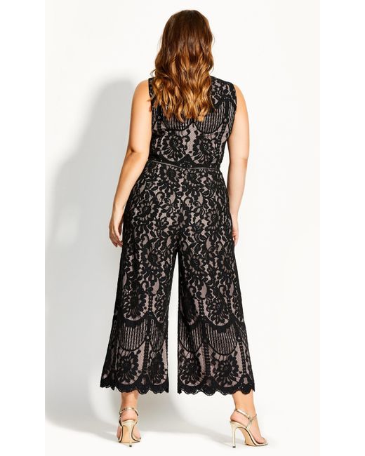 city chic lace jumpsuit
