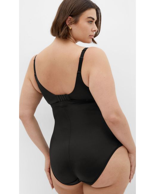 City Chic Blue Plus Size Smooth & Chic Control Brief