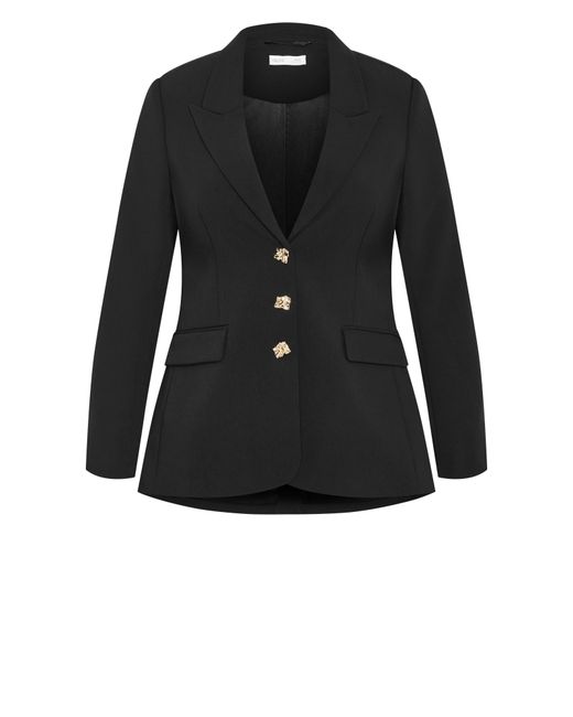 City Chic Black Plus Size Alexi Blazer