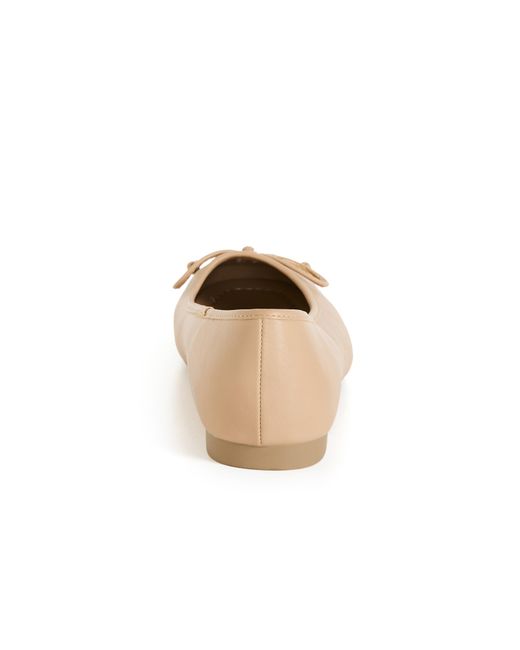 City Chic Natural Plus Size Ella Ballet Flat