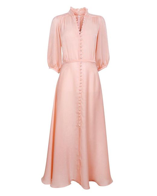 Claire Mischevani Silk Aurelia Dress in Blush (Pink) - Lyst