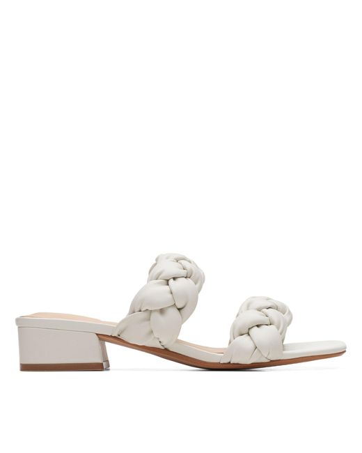 Clarks Sandals Clearance - White Womens Seren25 Braid