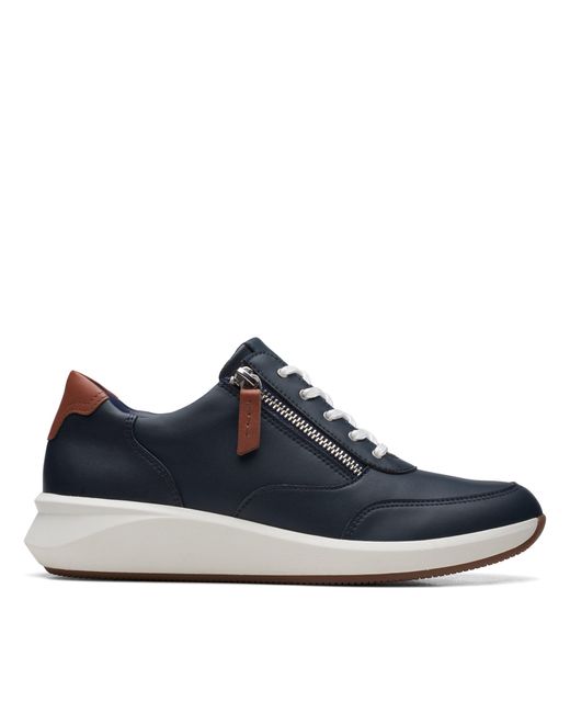 clarks un adorn zip navy