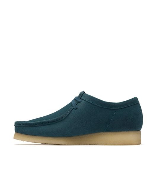 Clarks Blue Wallabee Standard Fit for men