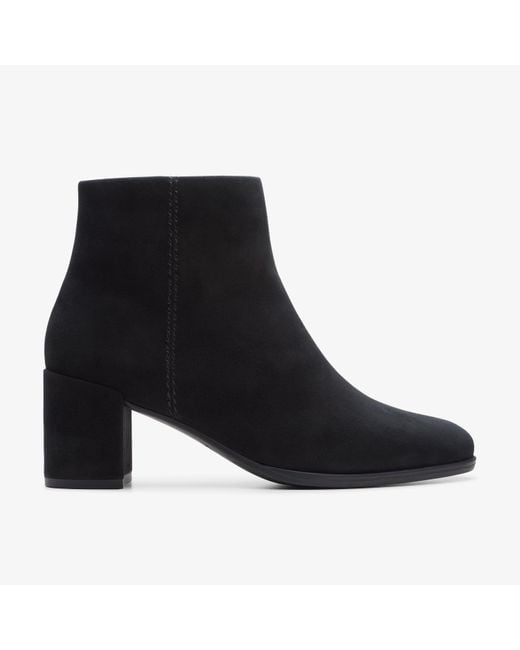 Clarks Black Freva 55 Zip