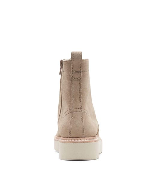 Clarks Suede Trace Pine in Sand Suede (Natural) | Lyst