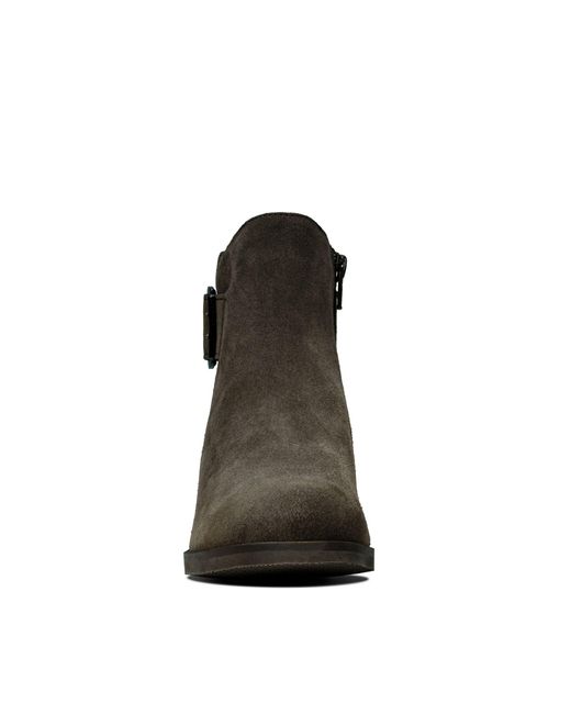 Clarks Suede Mila Charm in Taupe Suede (Brown) - Lyst