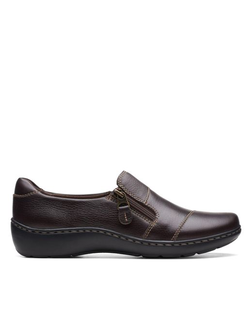Clarks Leather Cora Harbor in Dark Brown Leather (Brown) | Lyst
