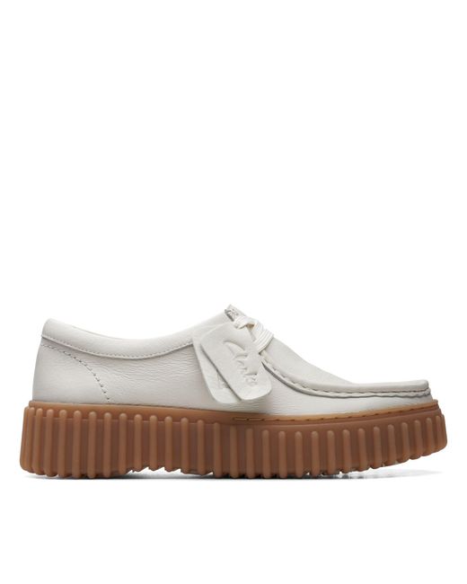 Clarks Torhill Bee in White | Lyst