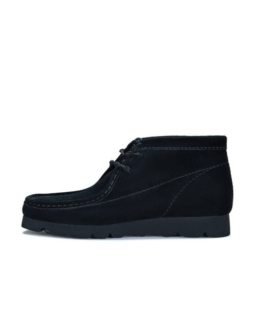 Clarks Blue Wallabee Boot Paf Standard Fit for men