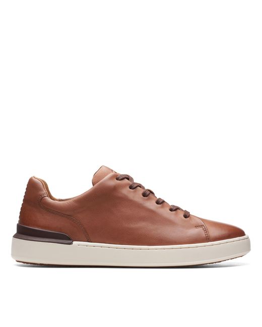 Clarks Court Lite Lace in Tan Leather (Brown) for Men Lyst Clarks Court Lite Lace in Tan Leather (Brown) for Men Lyst