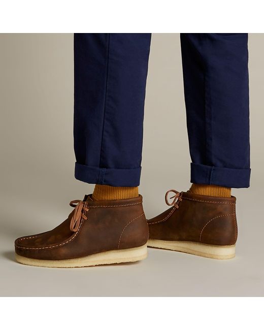 clarks wallabee boot beeswax