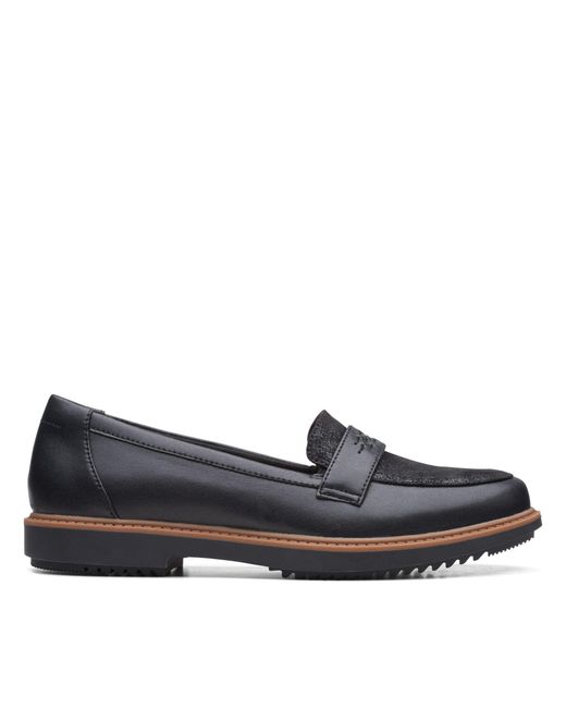Clarks Leather Raisie Jump in Black Leather (Blue) | Lyst