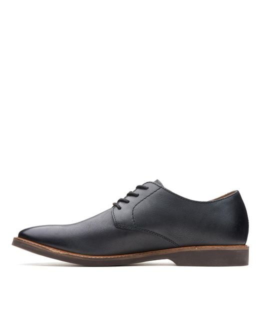 Clarks Atticus Lace in Black Leather 