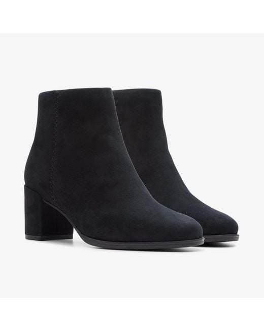 Clarks Black Freva 55 Zip