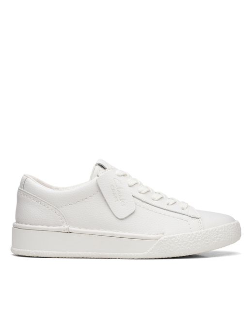 Clarks Craft Cup Walk in White Leather (White) | Lyst