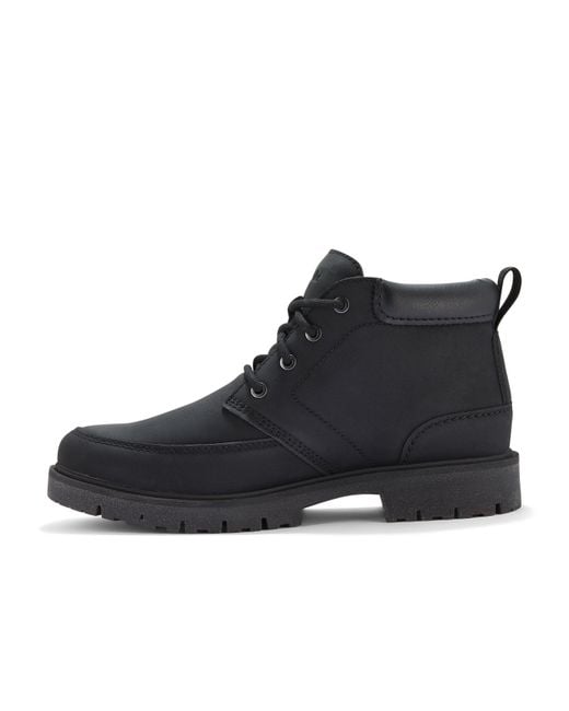 Clarks Black Rossdale Mid Standard Fit for men