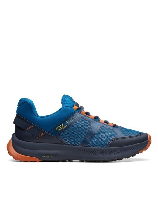 Clarks Leather Atl Trail Lo in Blue for Men | Lyst