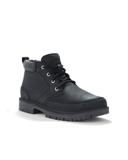 Clarks Black Rossdale Mid Standard Fit for men
