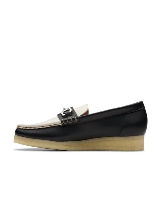 Clarks Black Wbloafer Hbit Blk/ Lea Shoes