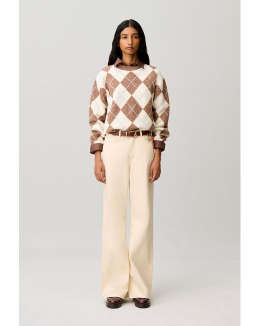 Claudie Pierlot Natural Straight Multicoloured Jumper