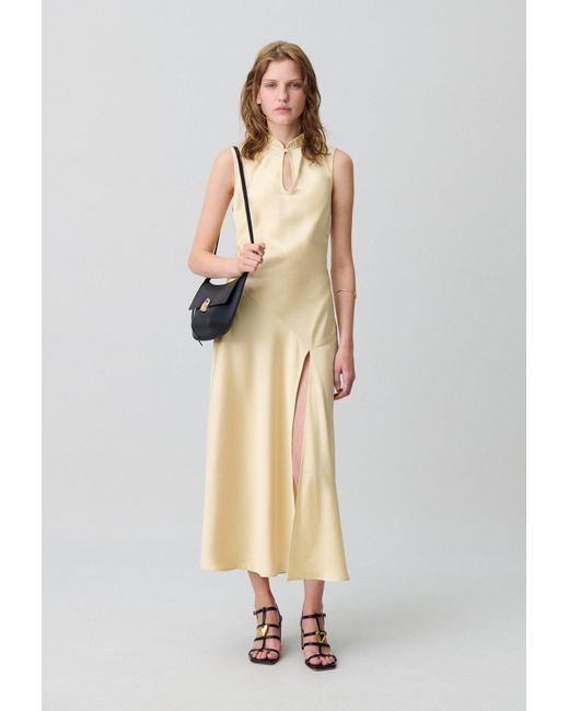 Claudie Pierlot Natural Flowy Maxi Dress
