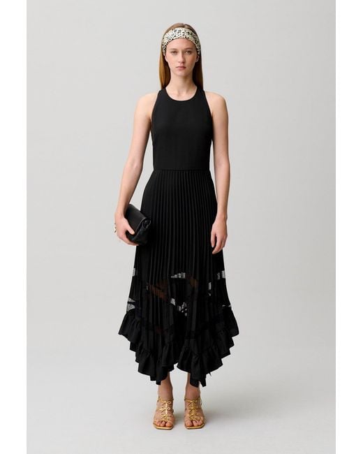 Claudie Pierlot Black Midi Dress