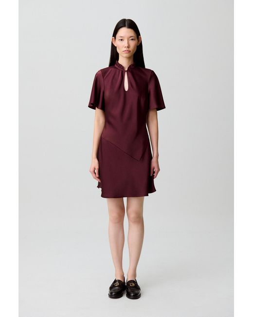 Claudie Pierlot Red Flowy Mini Dress